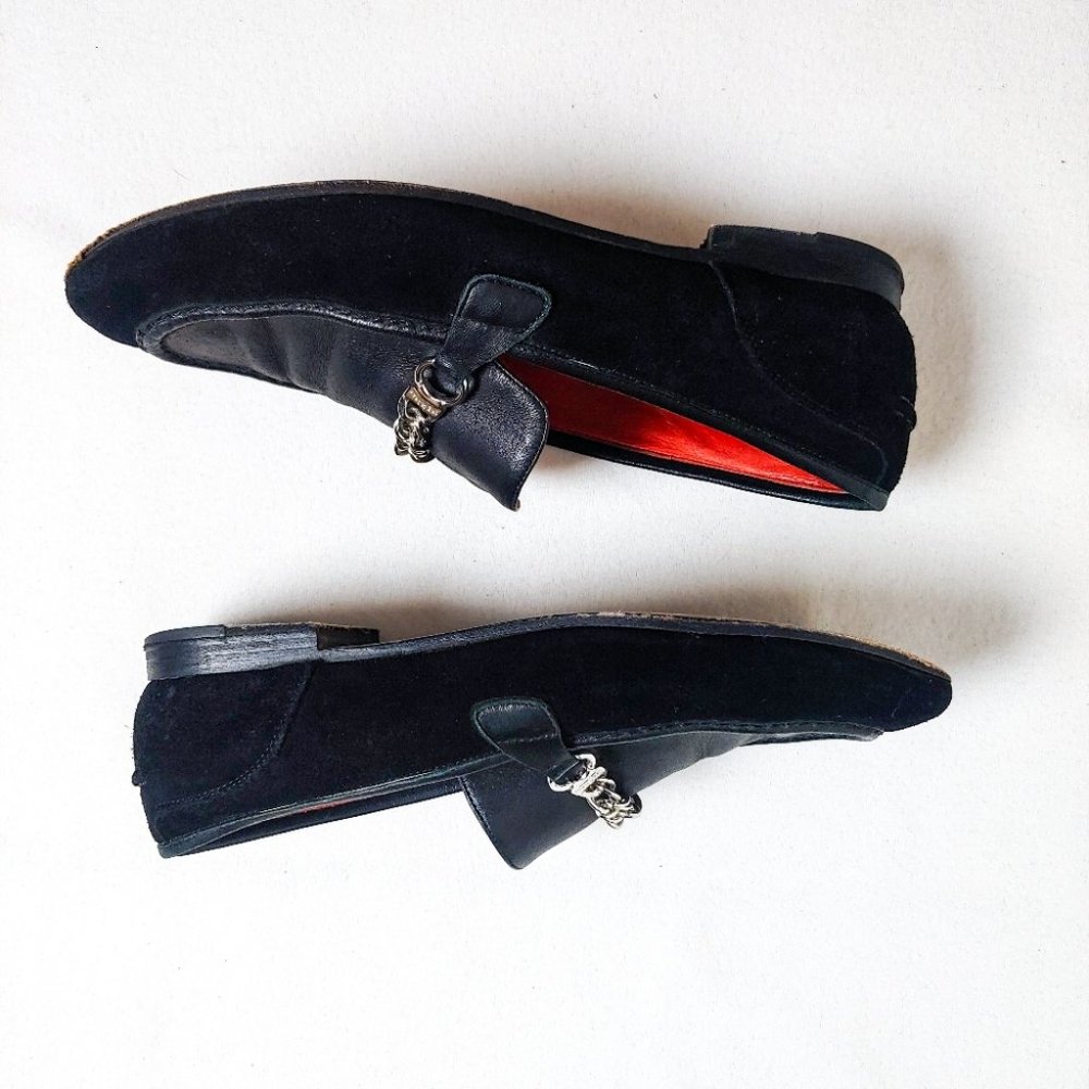 Black Leather Loafers - Picture 8 of 12